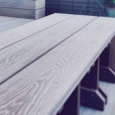 İyi bir fiyat. Dış Kompozit Decking Çürük Profilli WPC Çürük Decking Boardları çevrimiçi