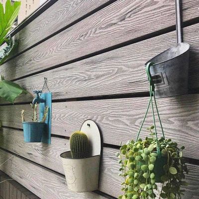 İyi bir fiyat. Dış 3D Kompozit Çatı Üç Katman Çürük WPC Çatı Profili çevrimiçi