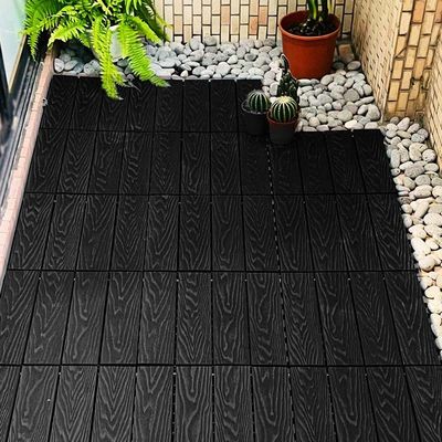 İyi bir fiyat. Patio Hardwood Deck Tile Su geçirmez ahşap zemin fayansları Düşük bakım çevrimiçi
