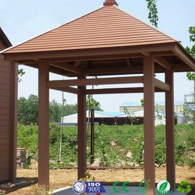 İyi bir fiyat. Dışarıdaki Ahşap Plastik Kompozit Gazebo Pavilion 10x10 Fot Boyutu çevrimiçi